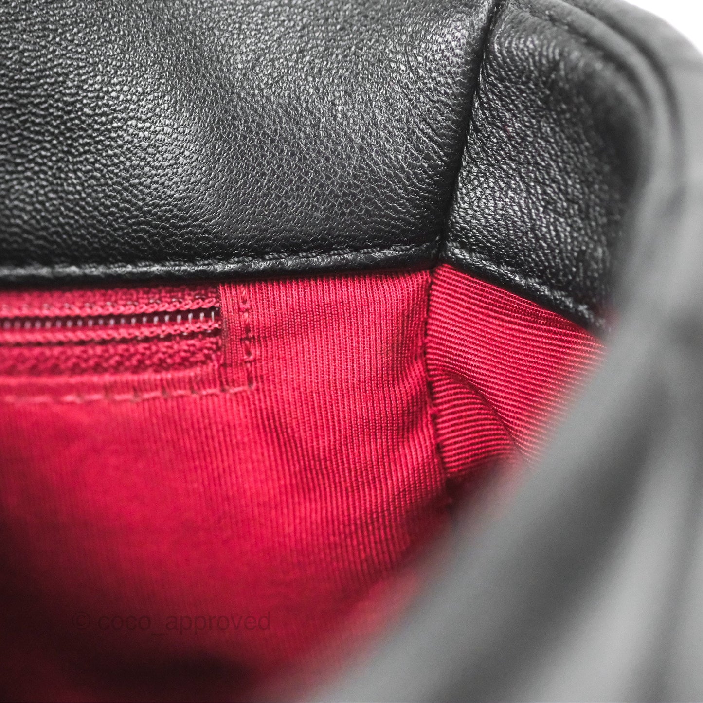 Chanel 19 Small Black Goatskin Mixed Hardware
