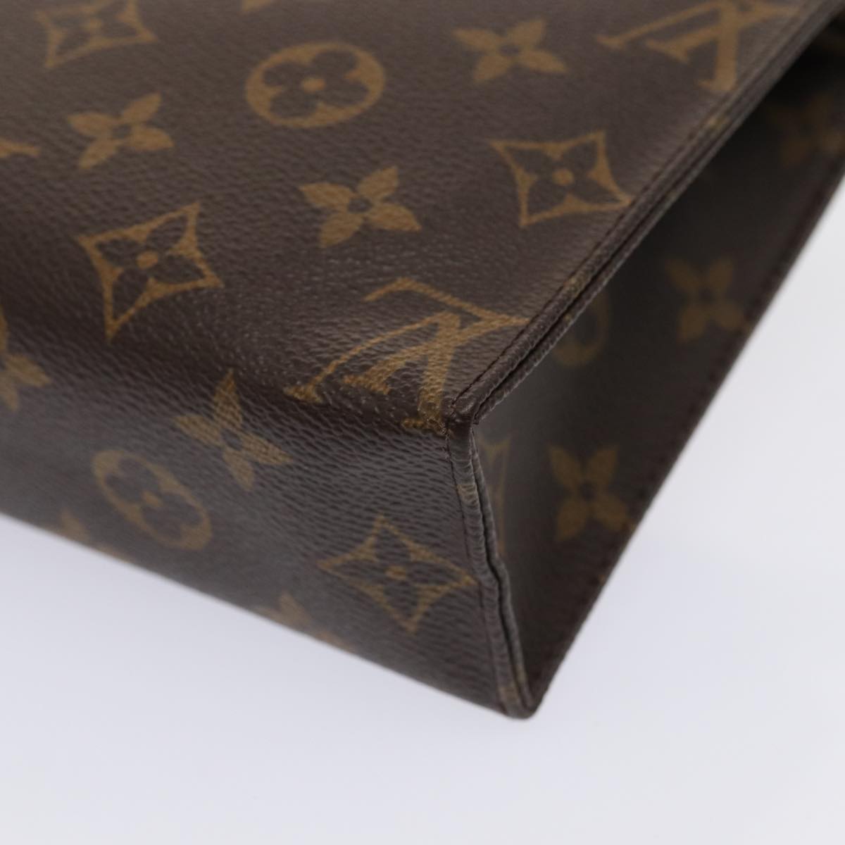 LOUIS VUITTON Monogram Poche Toilette 19 Pouch M47544 LV 82185