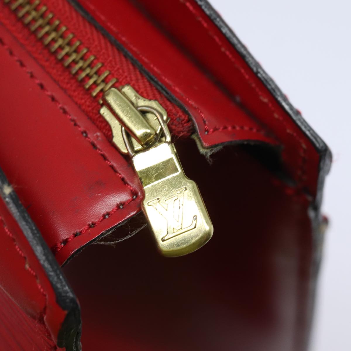 LOUIS VUITTON Epi Riviera Hand Bag Red M48187 LV 82216