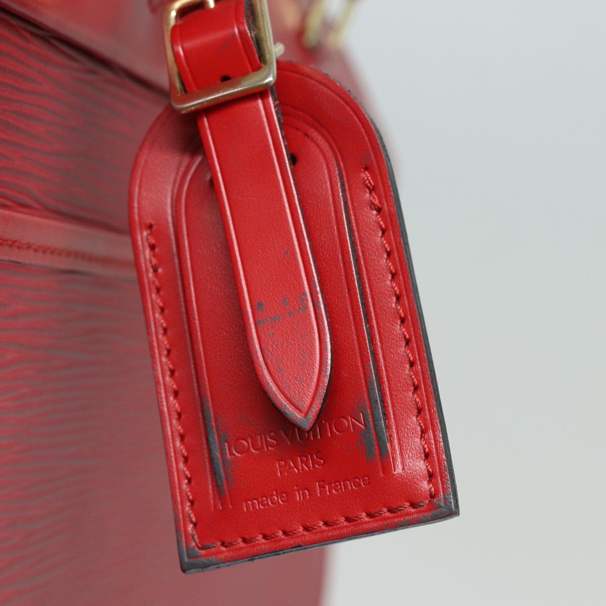 LOUIS VUITTON Epi Riviera Hand Bag Red M48187 LV 82216