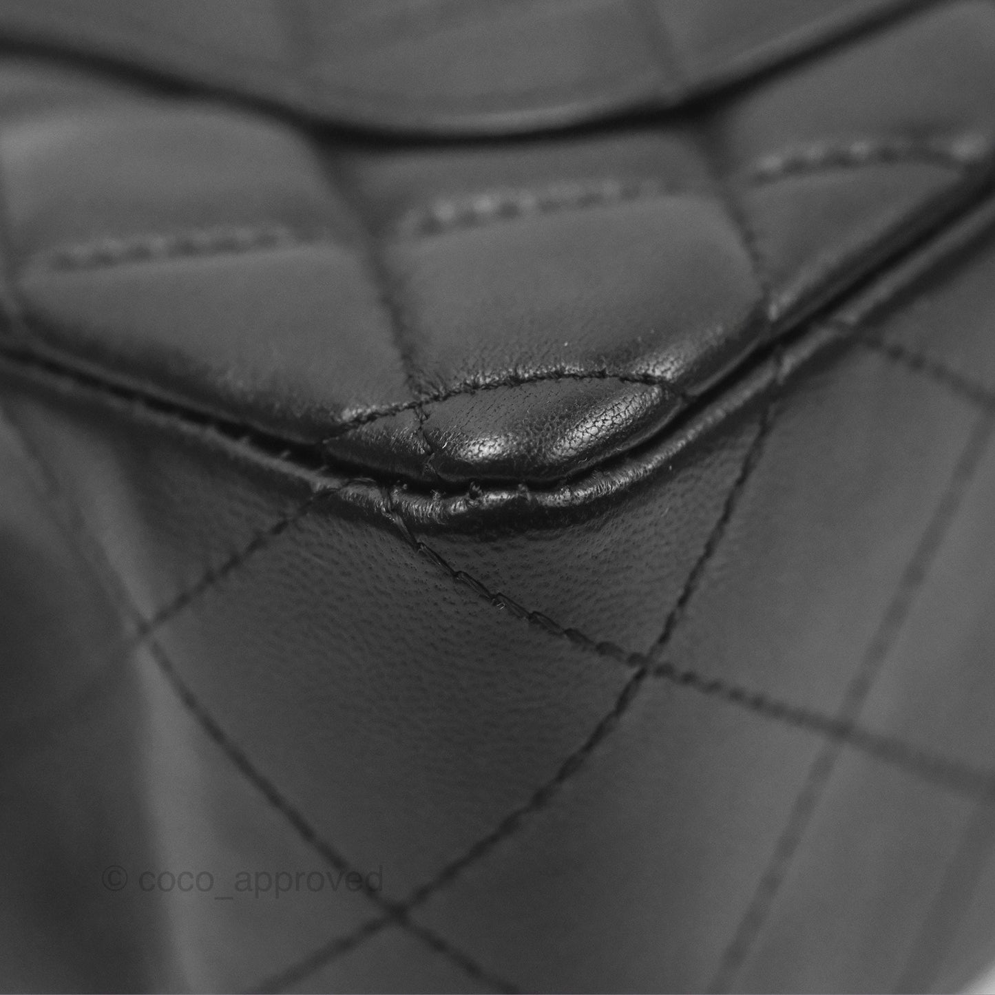 Chanel Quilted Mini Rectangular So Black Lambskin