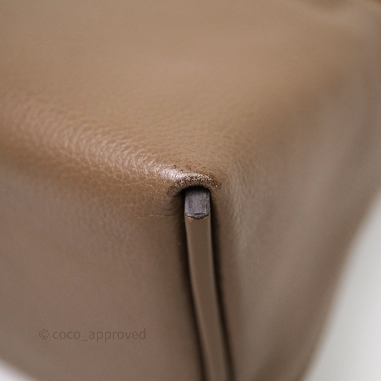 Hermès 24/24 21 Mini Etoupe 18 Evercolor/Swift Gold Hardware