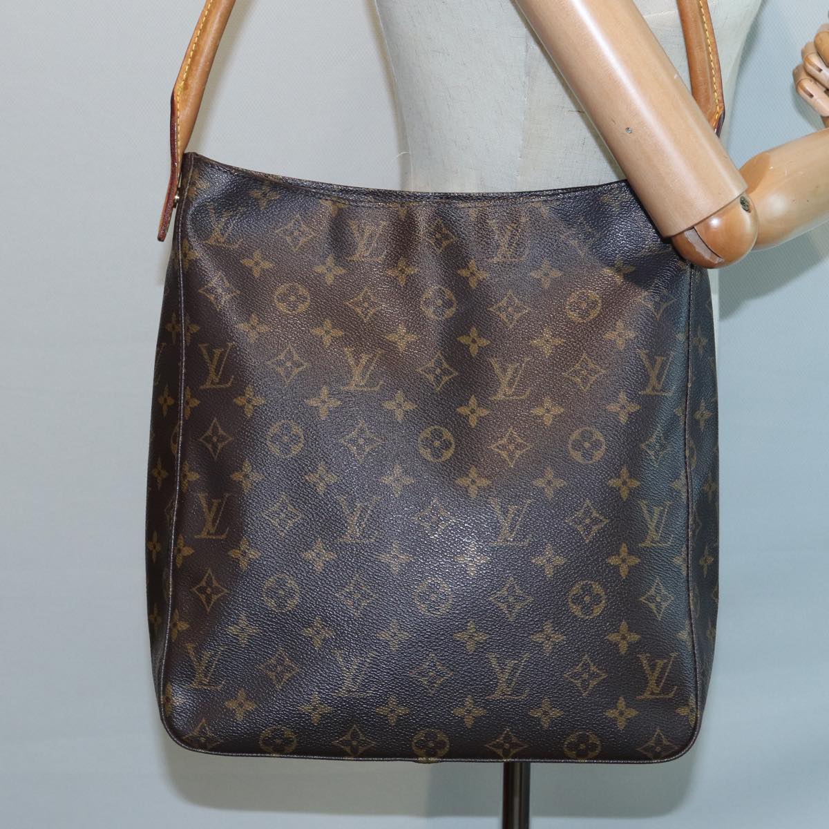 LOUIS VUITTON Monogram Looping GM Shoulder Bag M51145 LV 82284