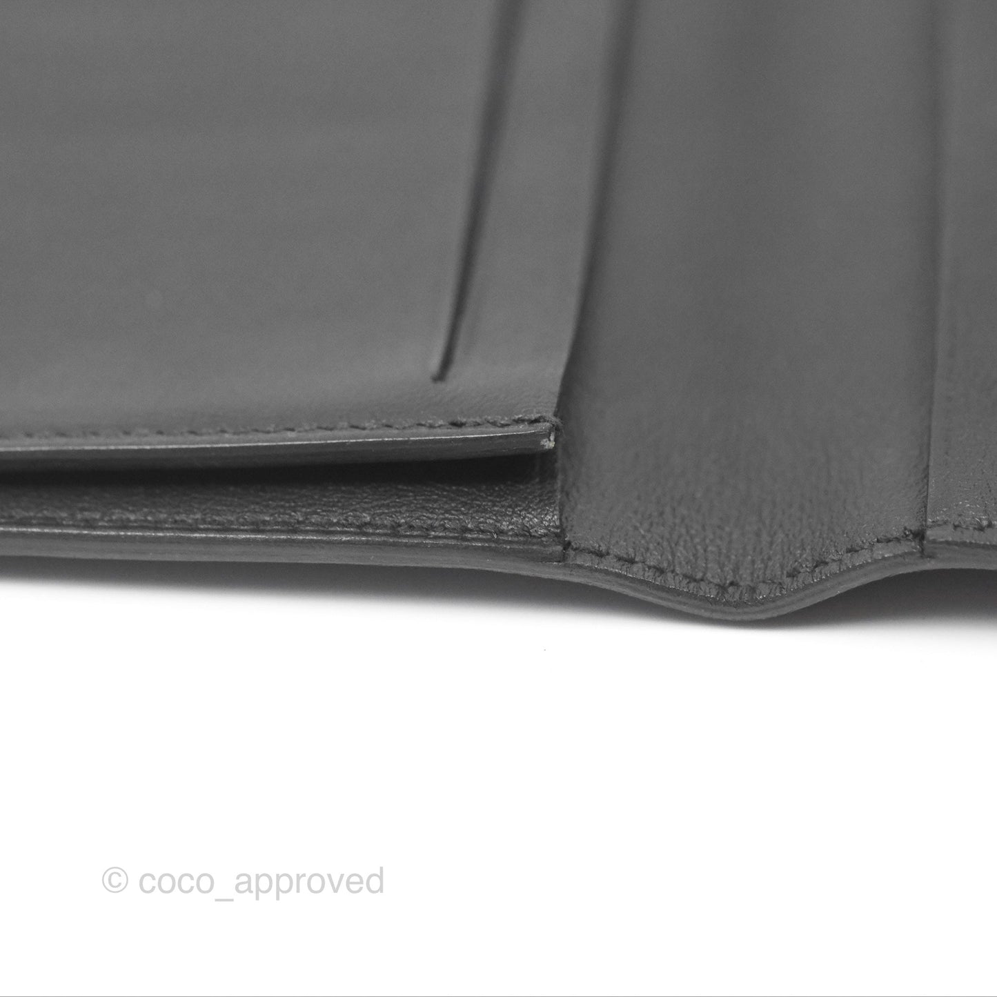 Hermès Citizen Twill Long Wallet Black Swift