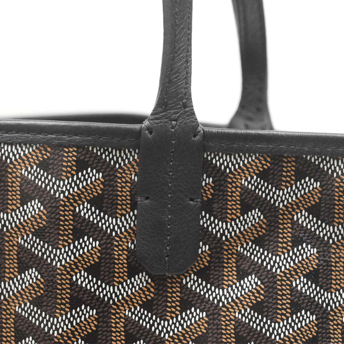 Goyard Anjou Mini Bag Goyardine Canvas Black