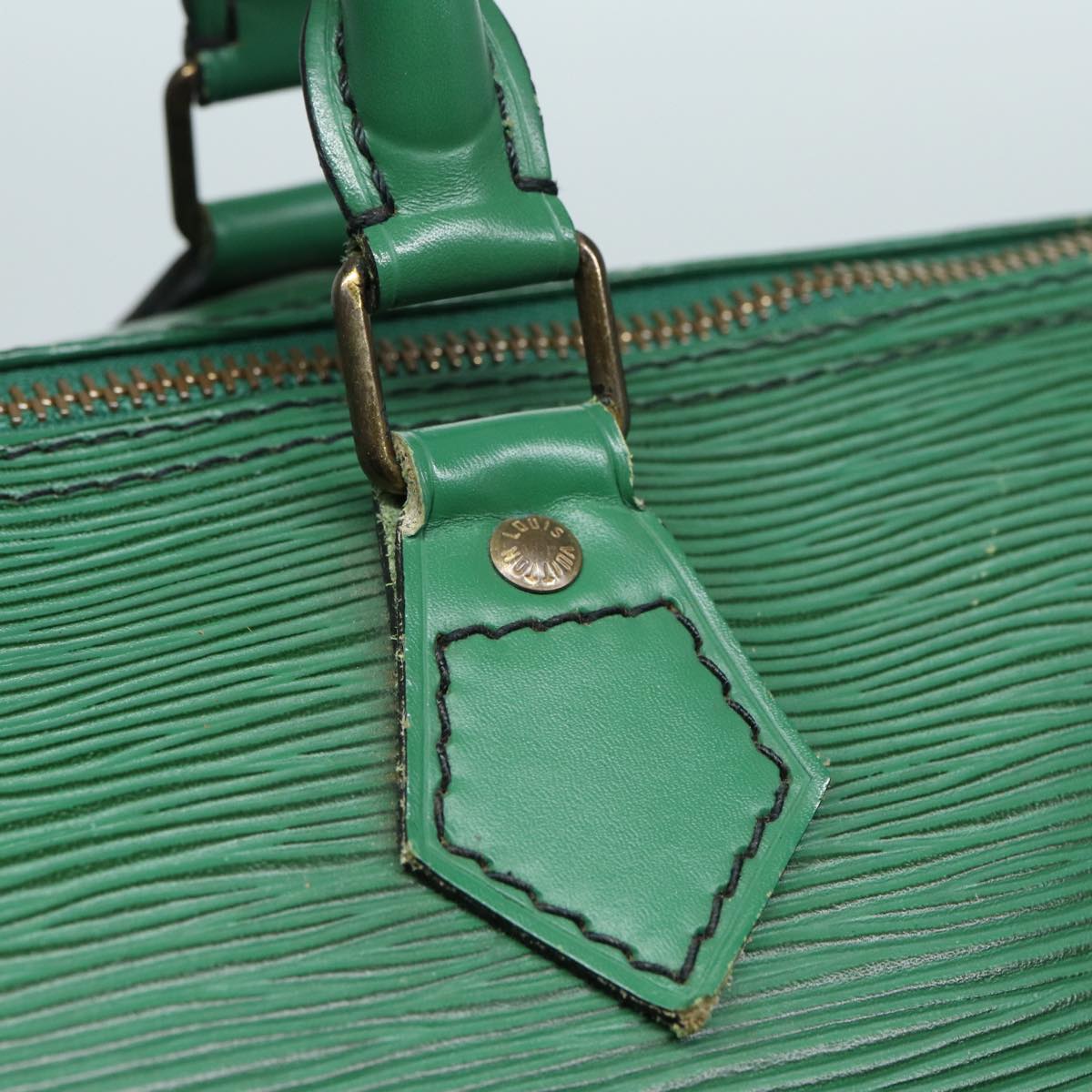 LOUIS VUITTON Epi Speedy 40 Hand Bag Green M42984 LV 82306