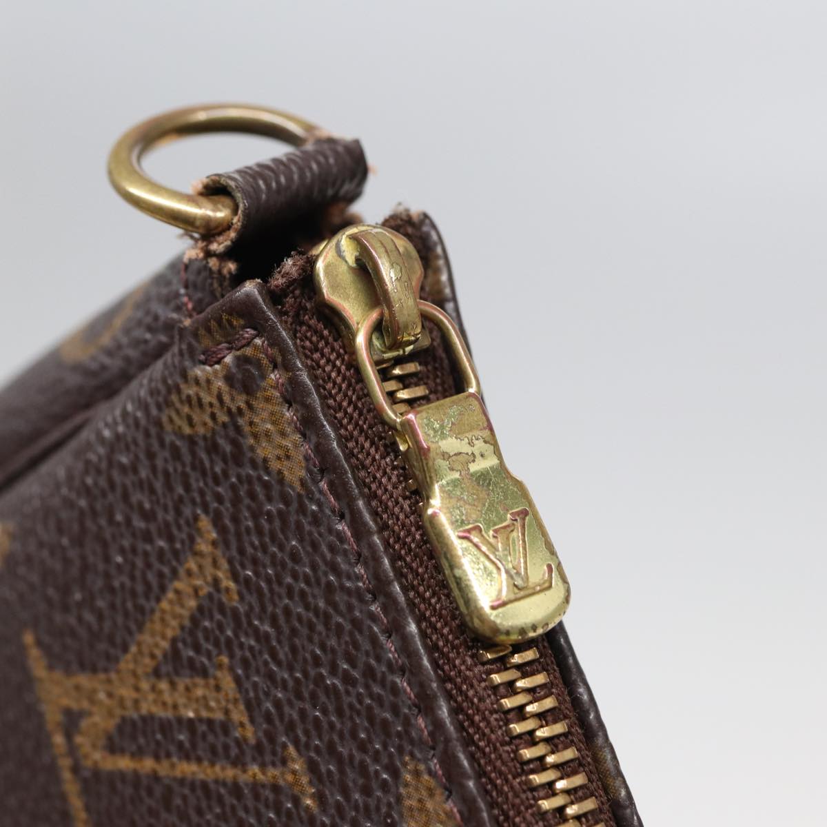 LOUIS VUITTON Monogram Pochette Accessoires Pouch M51980 LV 82362