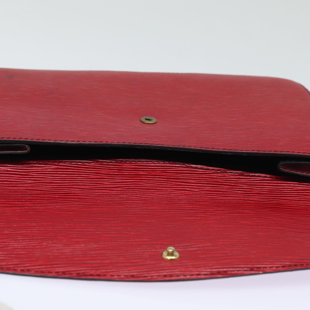 LOUIS VUITTON Epi Montaigne 27 Clutch Bag Red M52657 LV 82375