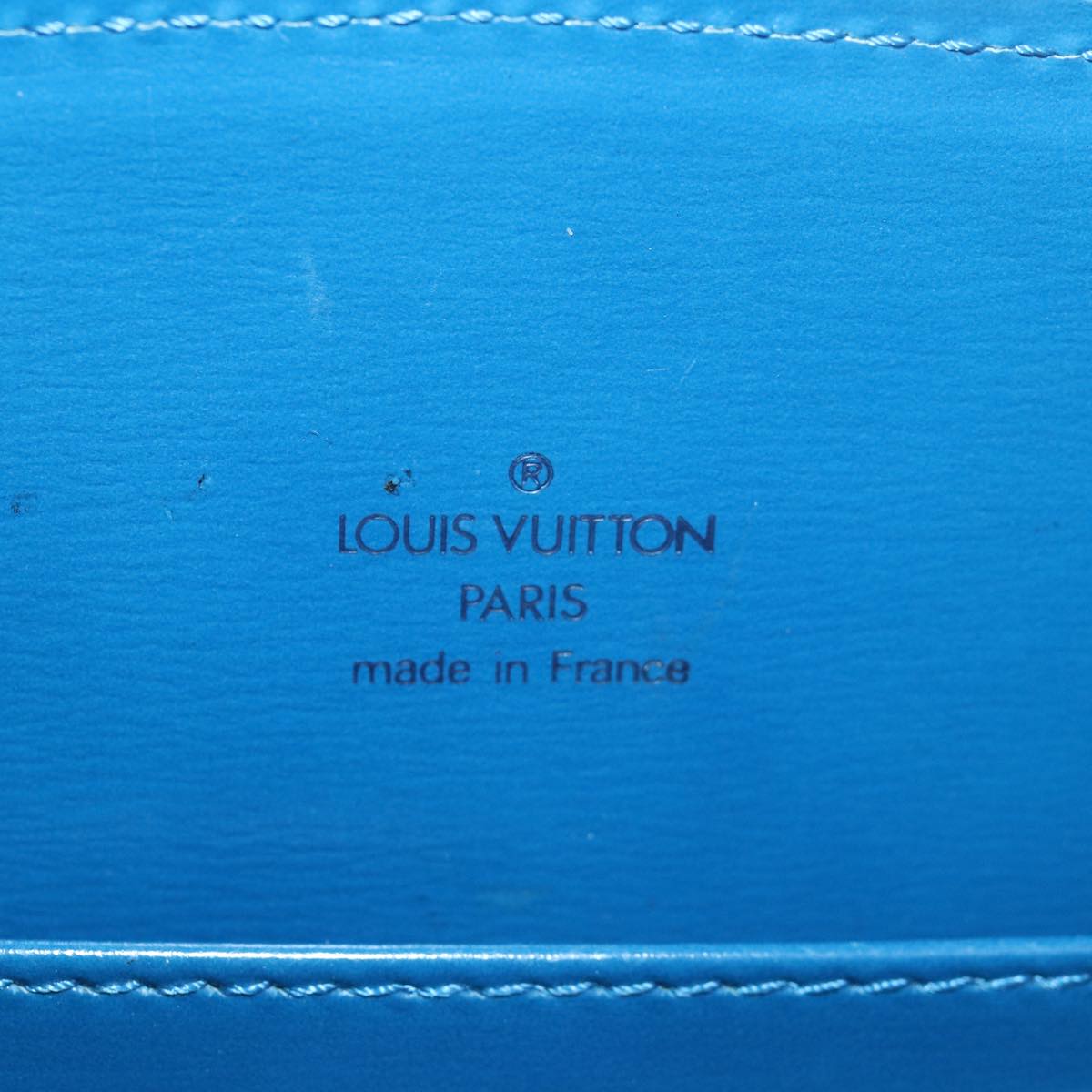 LOUIS VUITTON Epi Capuchin Shoulder Bag Blue M52345 LV 82383