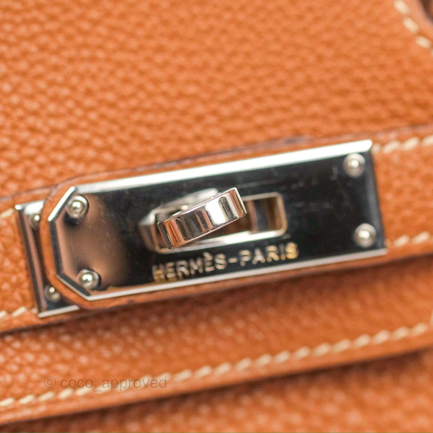Hermès Birkin 30 Retourne Gold Clemence Palladium Hardware