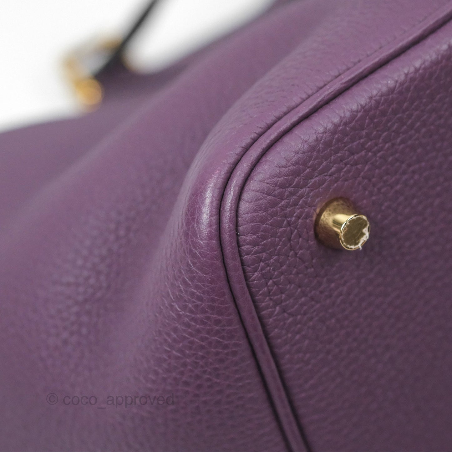 Hermès Picotin 22 Lock Cassis Taurillon Maurice Gold Hardware