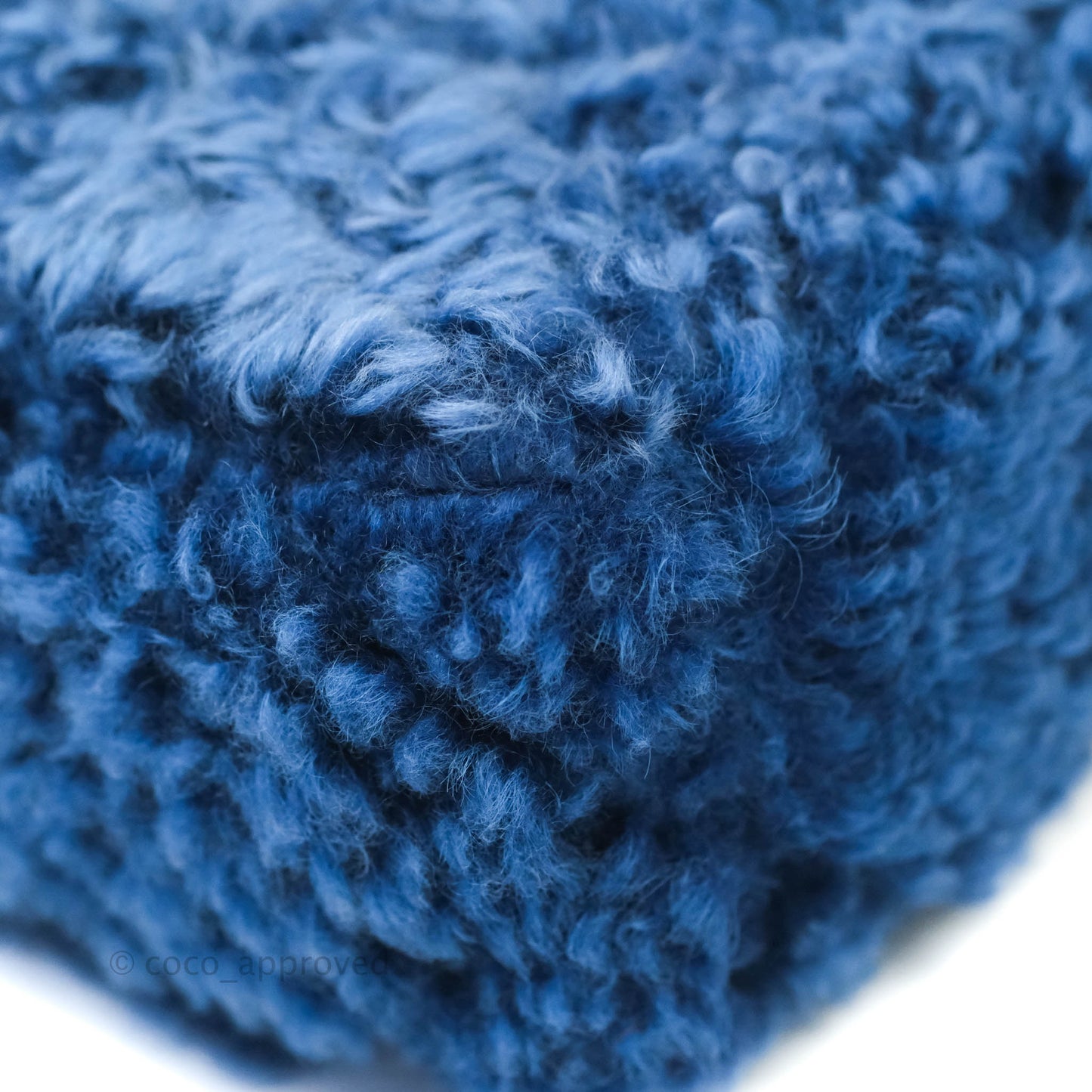 Chanel 19 Medium Shearling Blue Mixed Hardware 20A