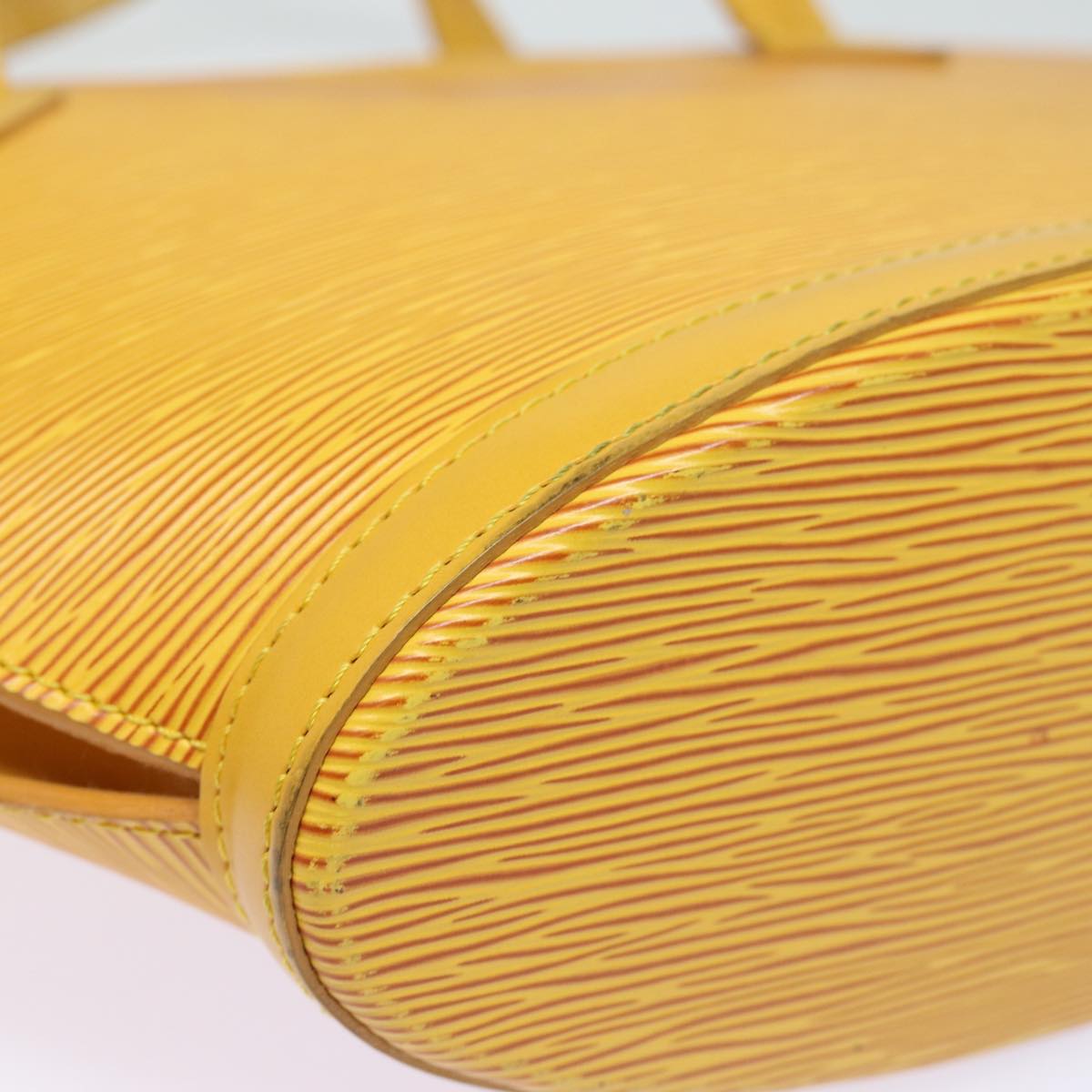 LOUIS VUITTON Epi Saint Jacques Hand Bag Yellow M52279 LV 82426
