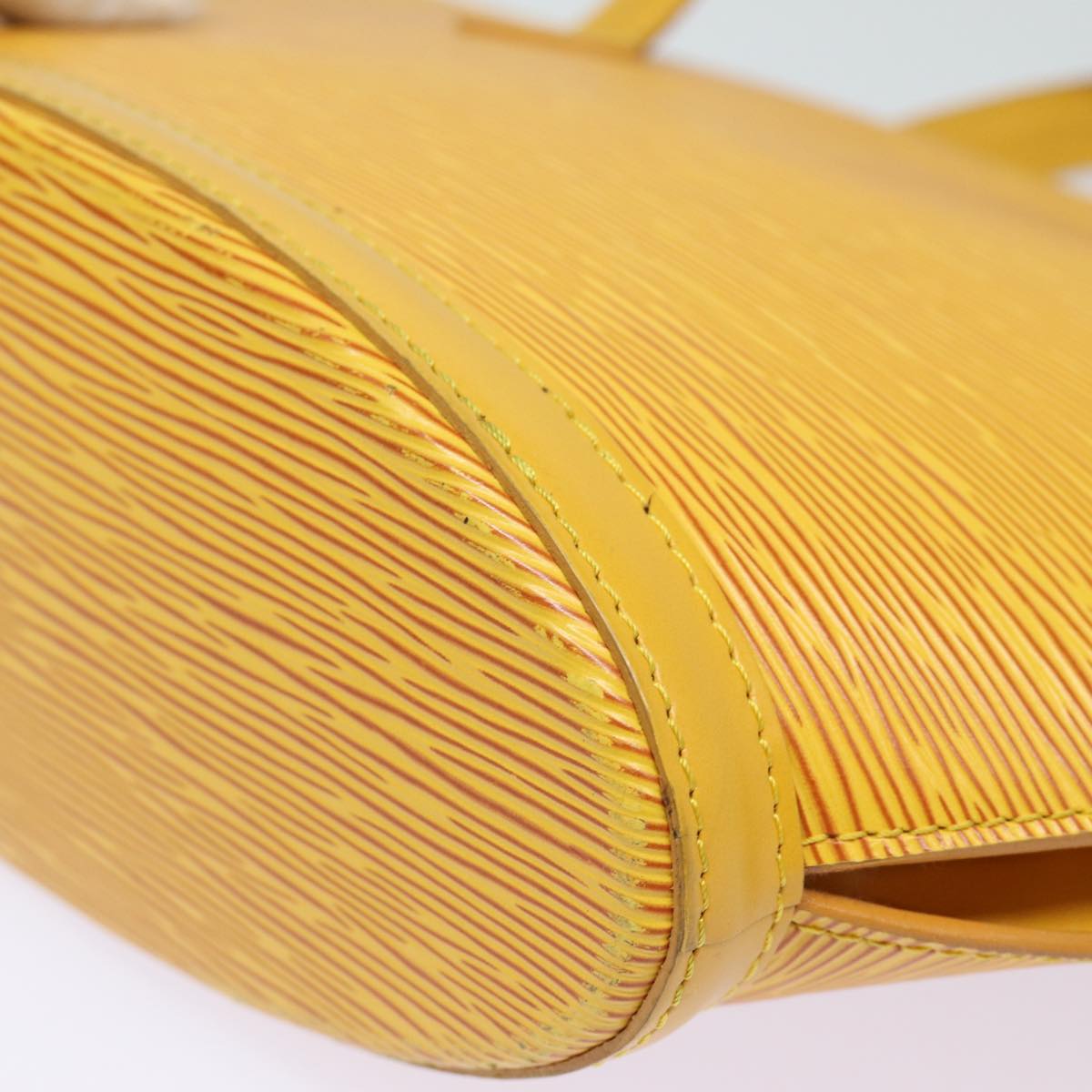 LOUIS VUITTON Epi Saint Jacques Hand Bag Yellow M52279 LV 82426