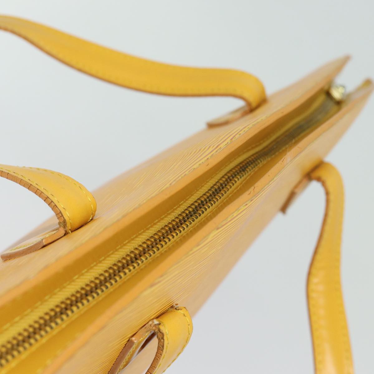 LOUIS VUITTON Epi Saint Jacques Hand Bag Yellow M52279 LV 82426
