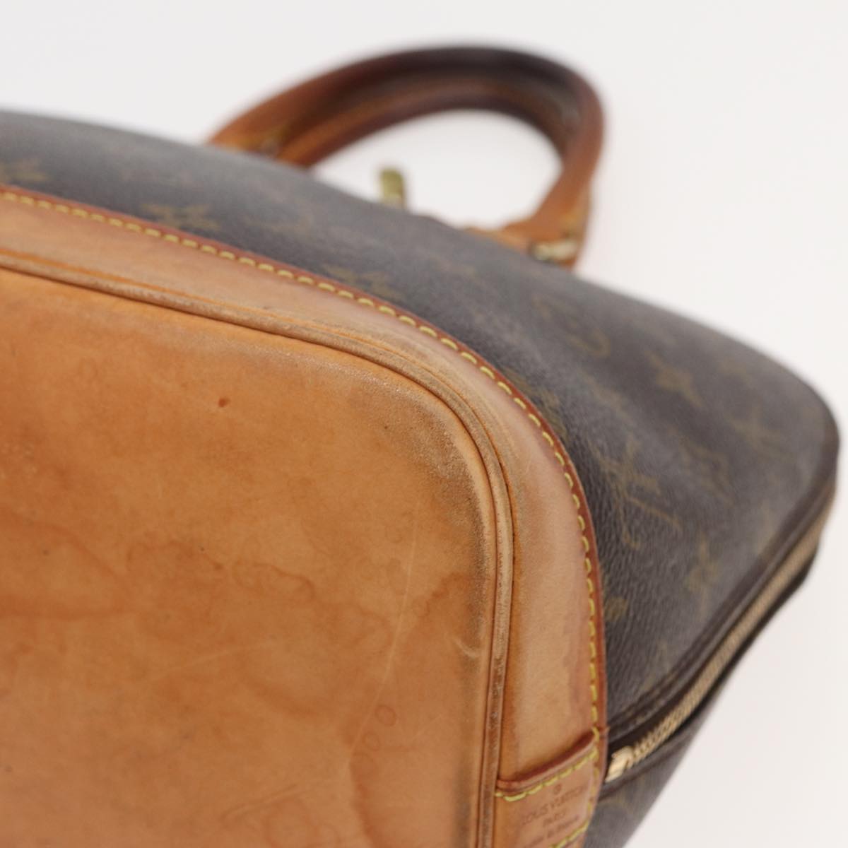 LOUIS VUITTON Monogram Alma Hand Bag M51130 LV 82454
