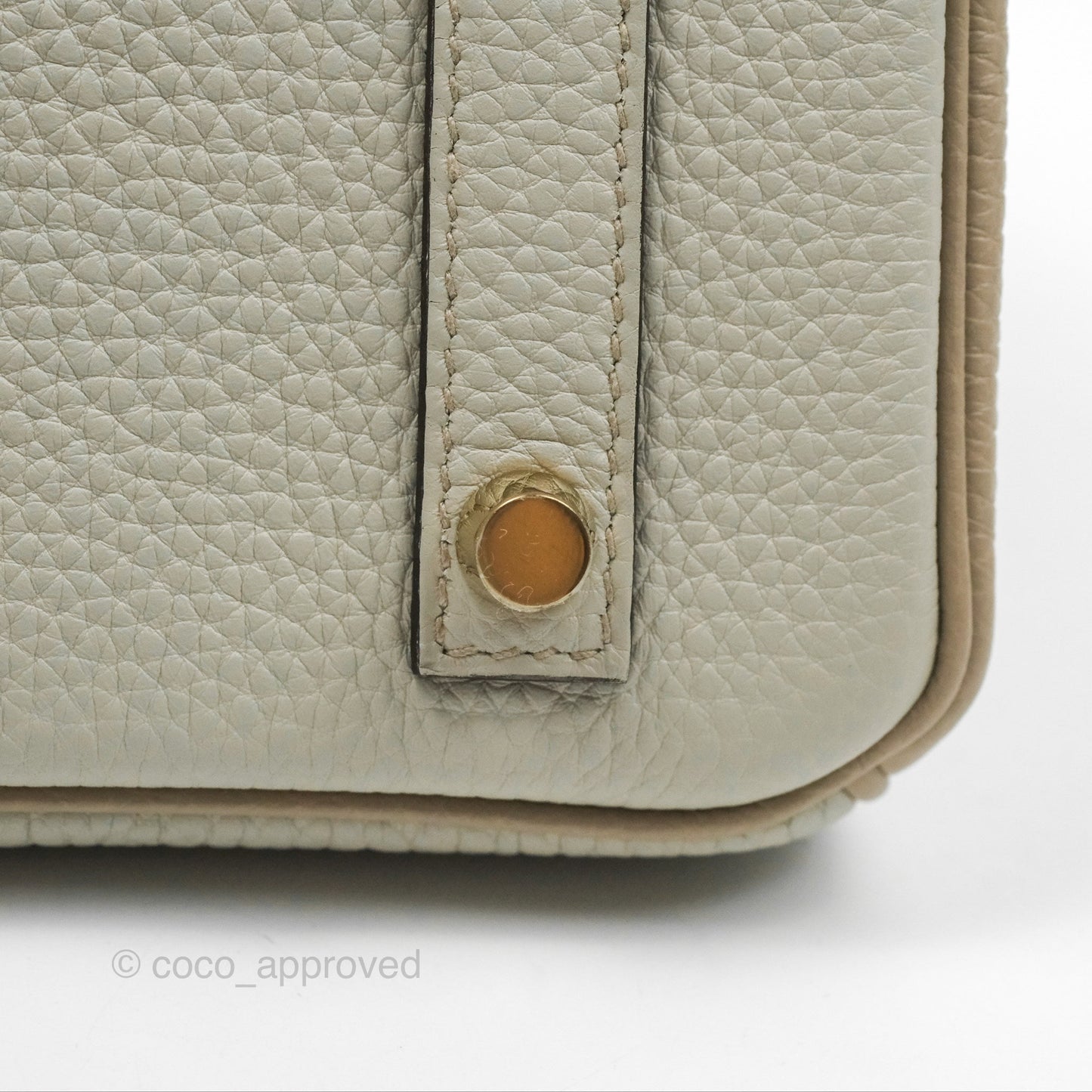 Hermès Birkin 30 Retourne Togo Gold Hardware HSS Gris Perle 80 Gris Tourterelle