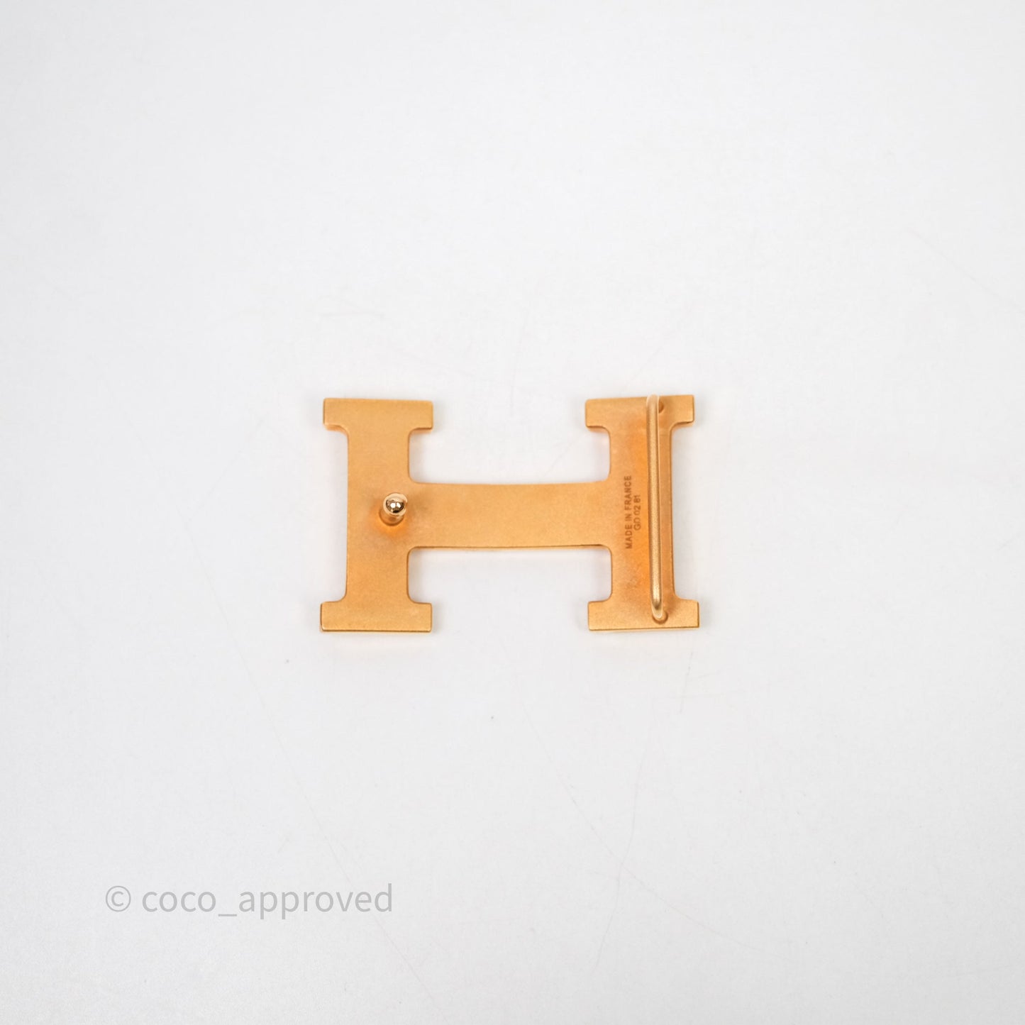 Hermès H Belt Buckle & Reversible Strap Black Gold Hardware