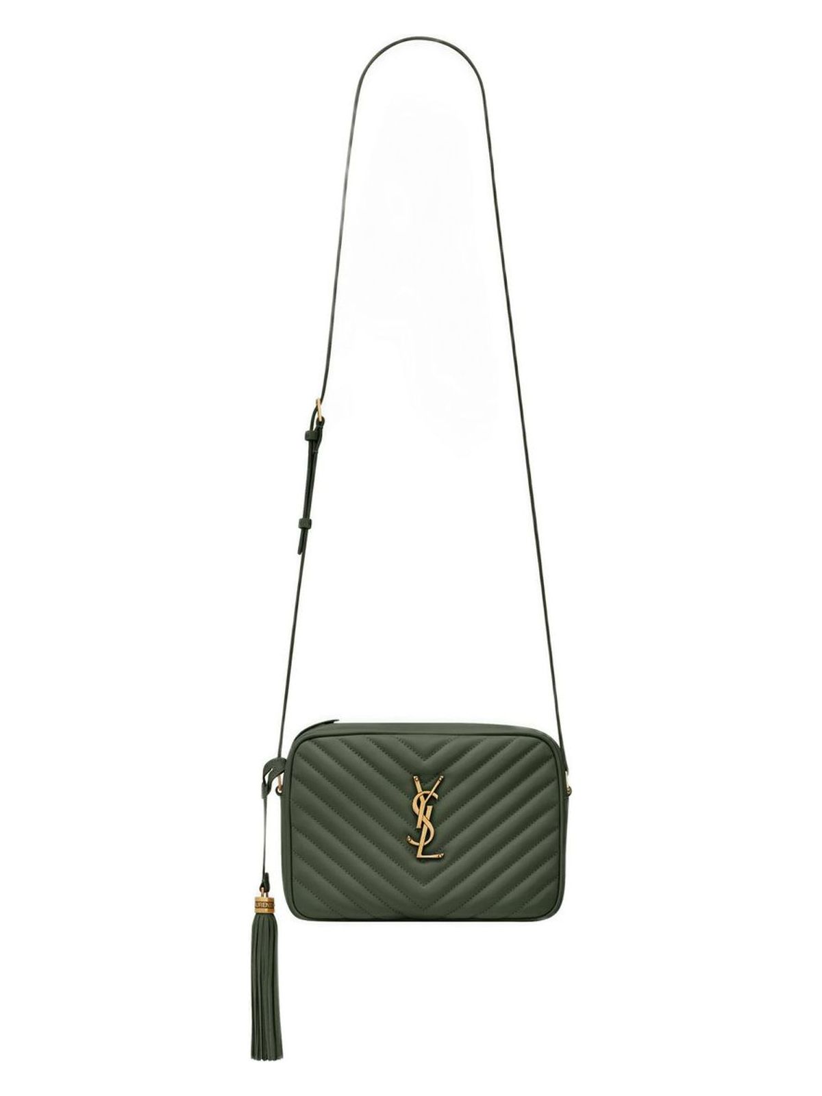 Luxury Saint Laurent Women's Ysl Bo Mng Lou in New Vert Fonce | 715232DV7073045