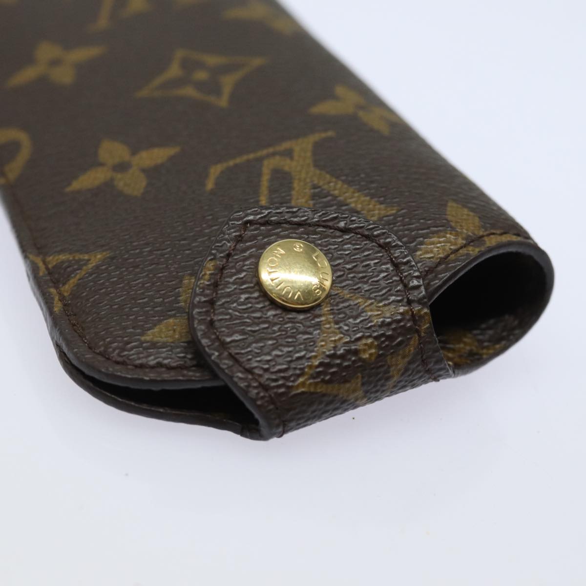 LOUIS VUITTON Monogram Etui Lunette PM Glasses Case M66545 LV 82478