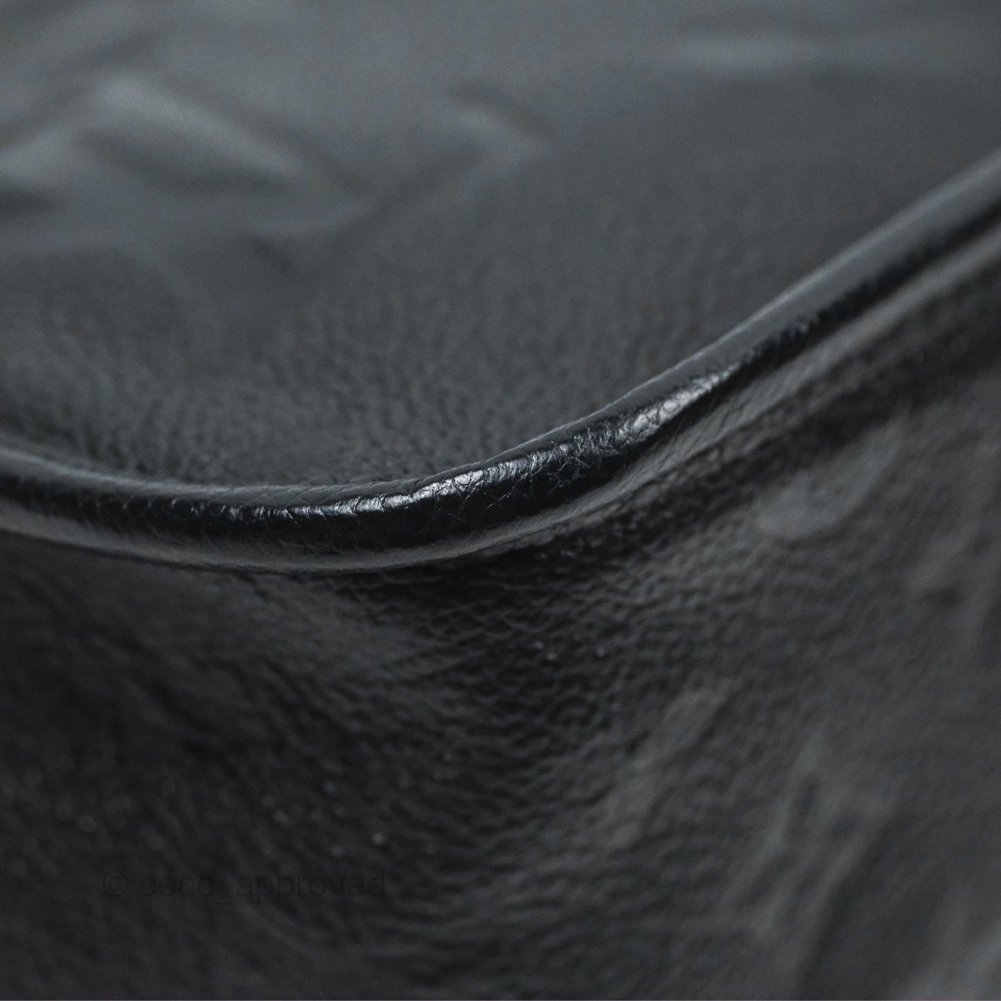 Louis Vuitton Diane Black Monogram Empreinte Leather