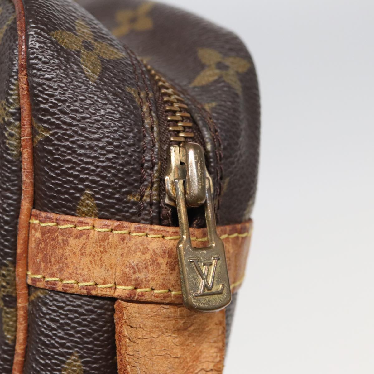 LOUIS VUITTON Monogram Compiegne 28 Clutch Bag M51845 LV 82501