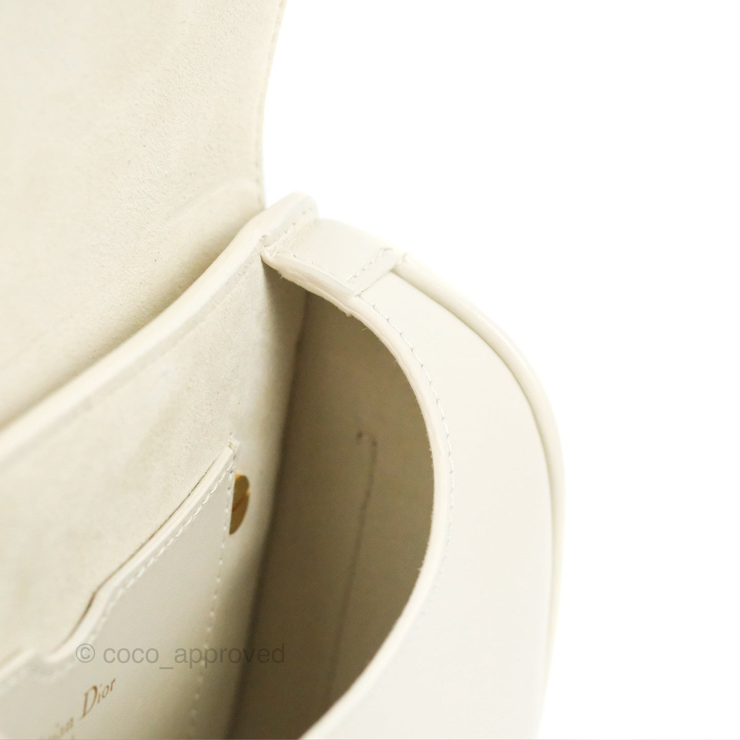 Dior Small Bobby Bag White Box Calfskin