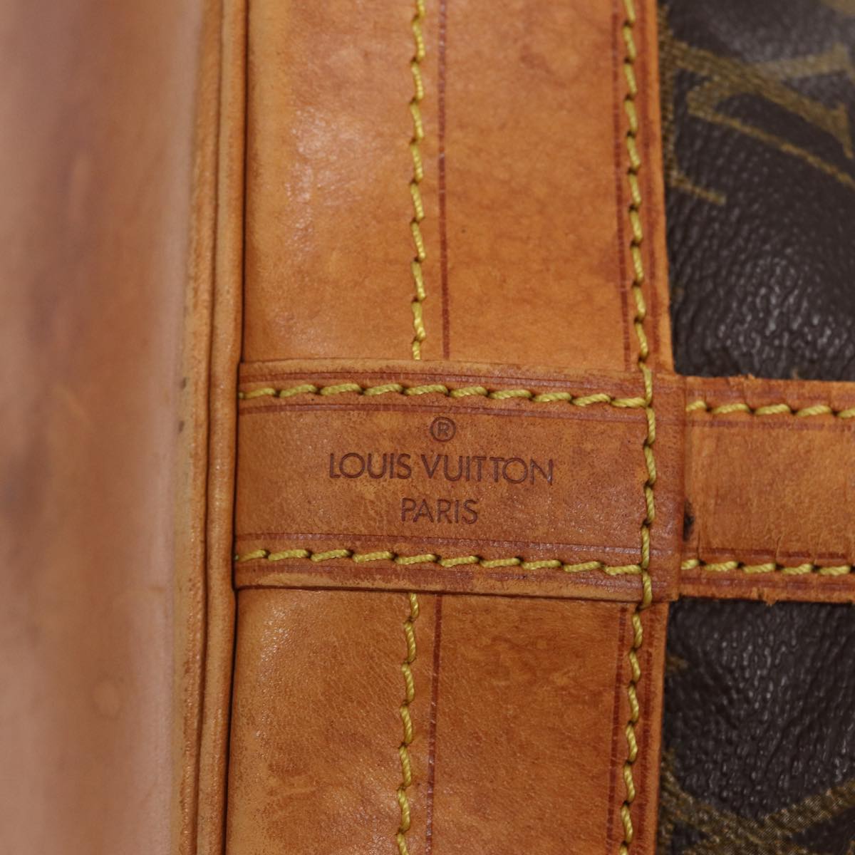 LOUIS VUITTON Monogram Noe Shoulder Bag M42224 LV 82525