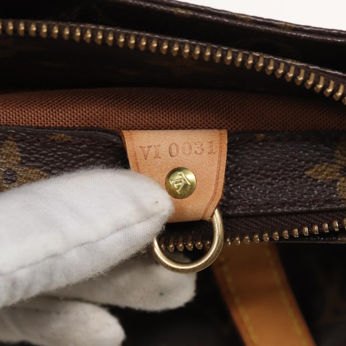 LOUIS VUITTON Monogram Cabas Piano Tote Bag M51148 LV 82531