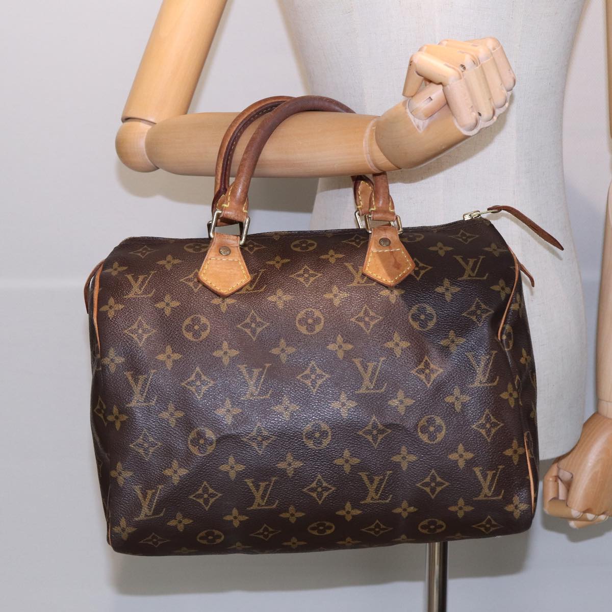 LOUIS VUITTON Monogram Speedy 30 Hand Bag M41526 LV 82546