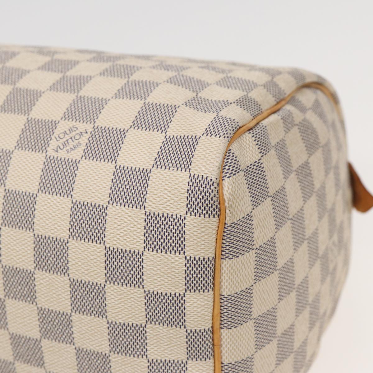 LOUIS VUITTON Damier Azur Speedy 30 Hand Bag N41533 LV 82547