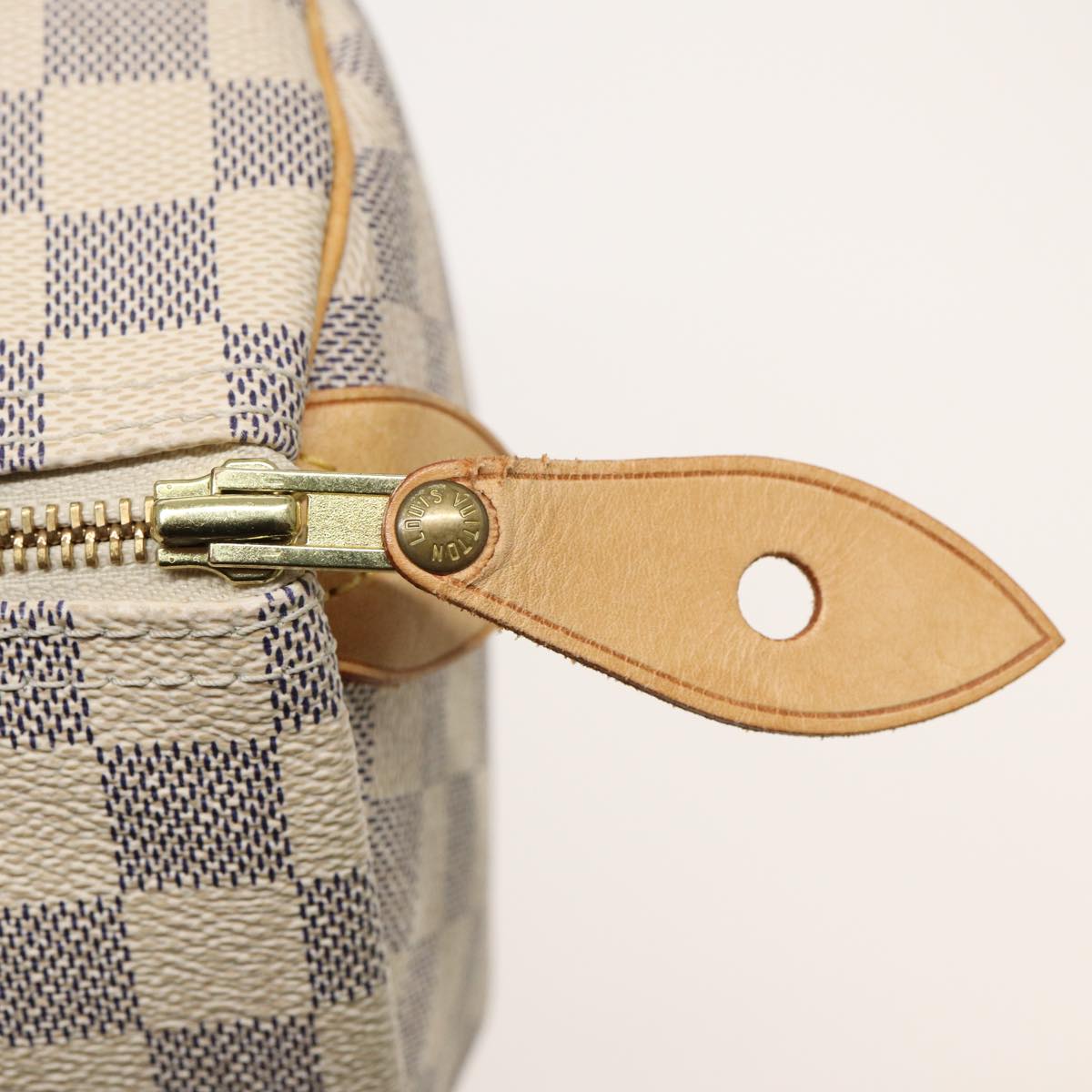 LOUIS VUITTON Damier Azur Speedy 30 Hand Bag N41533 LV 82547