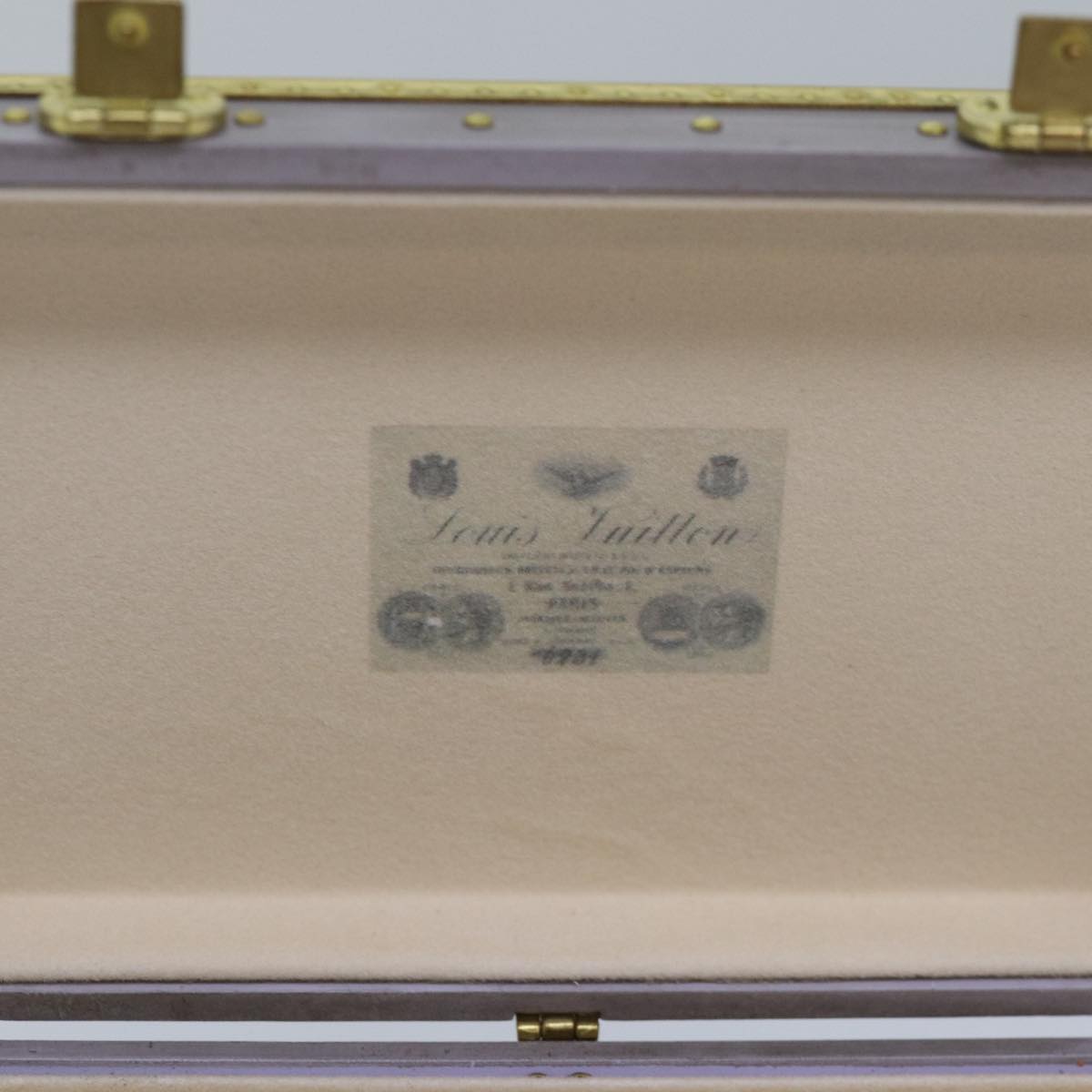 LOUIS VUITTON Trunk Accessory Case VIP only Purple Gold M99455 LV 82558