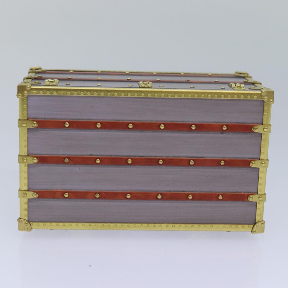 LOUIS VUITTON Trunk Accessory Case VIP only Purple Gold M99455 LV 82558