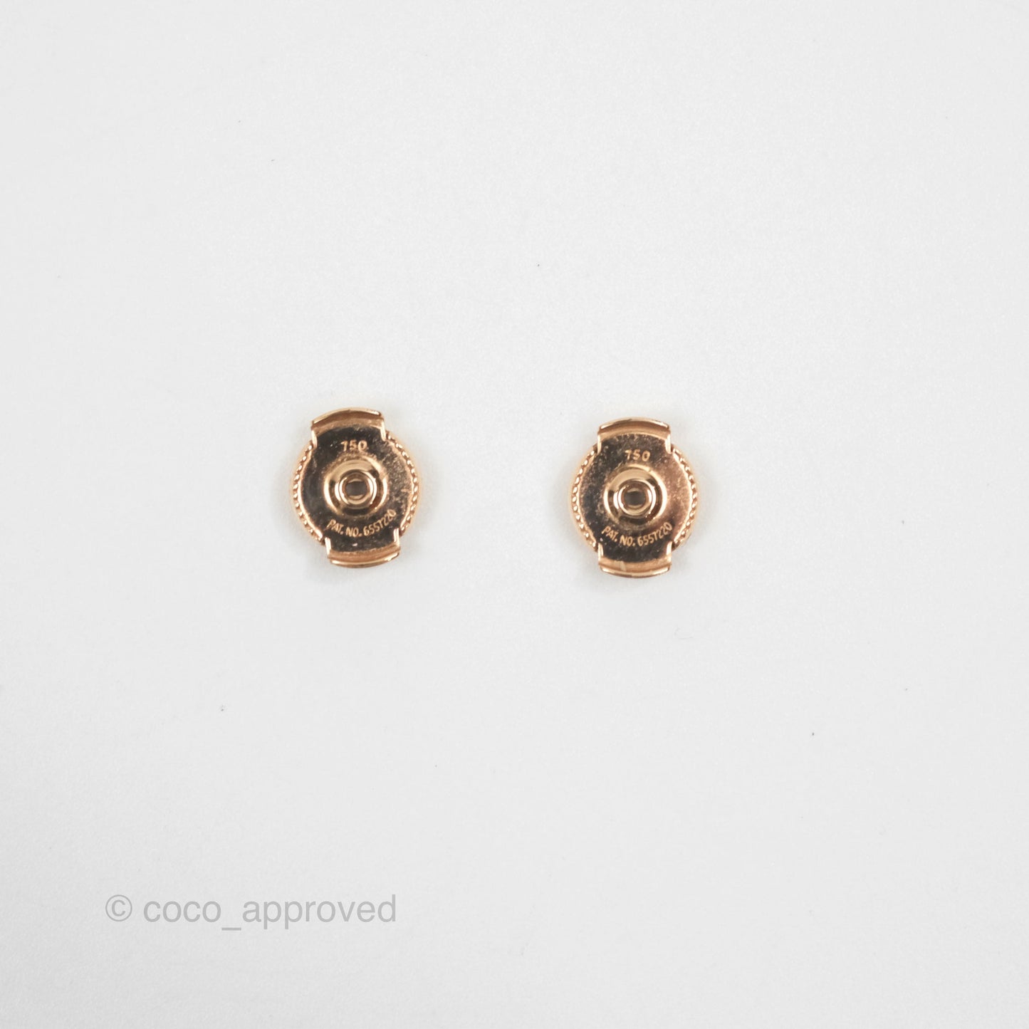 Hermès Boutons d'oreilles Finesse Earrings Rose Gold Diamonds