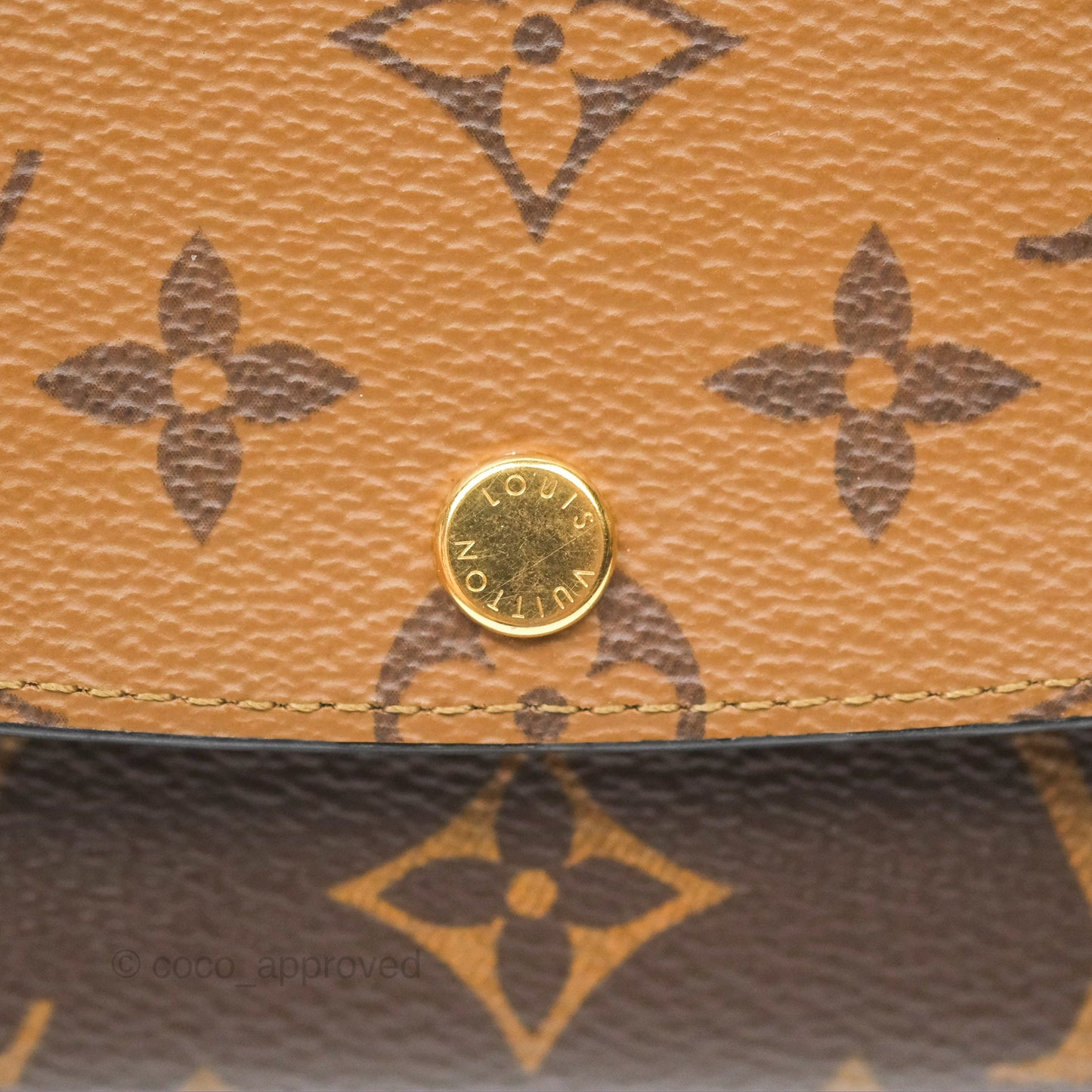 Louis Vuitton Emilie Wallet Monogram Reverse Canvas
