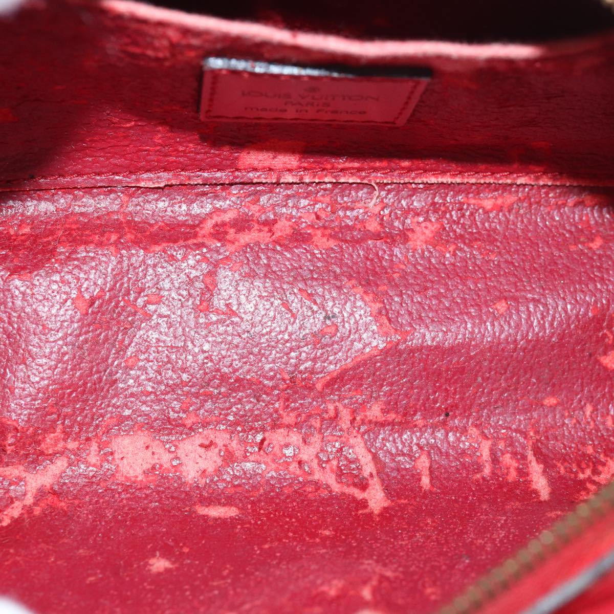 LOUIS VUITTON Epi Dauphine PM Pouch Castilian Red M48447 LV 82593