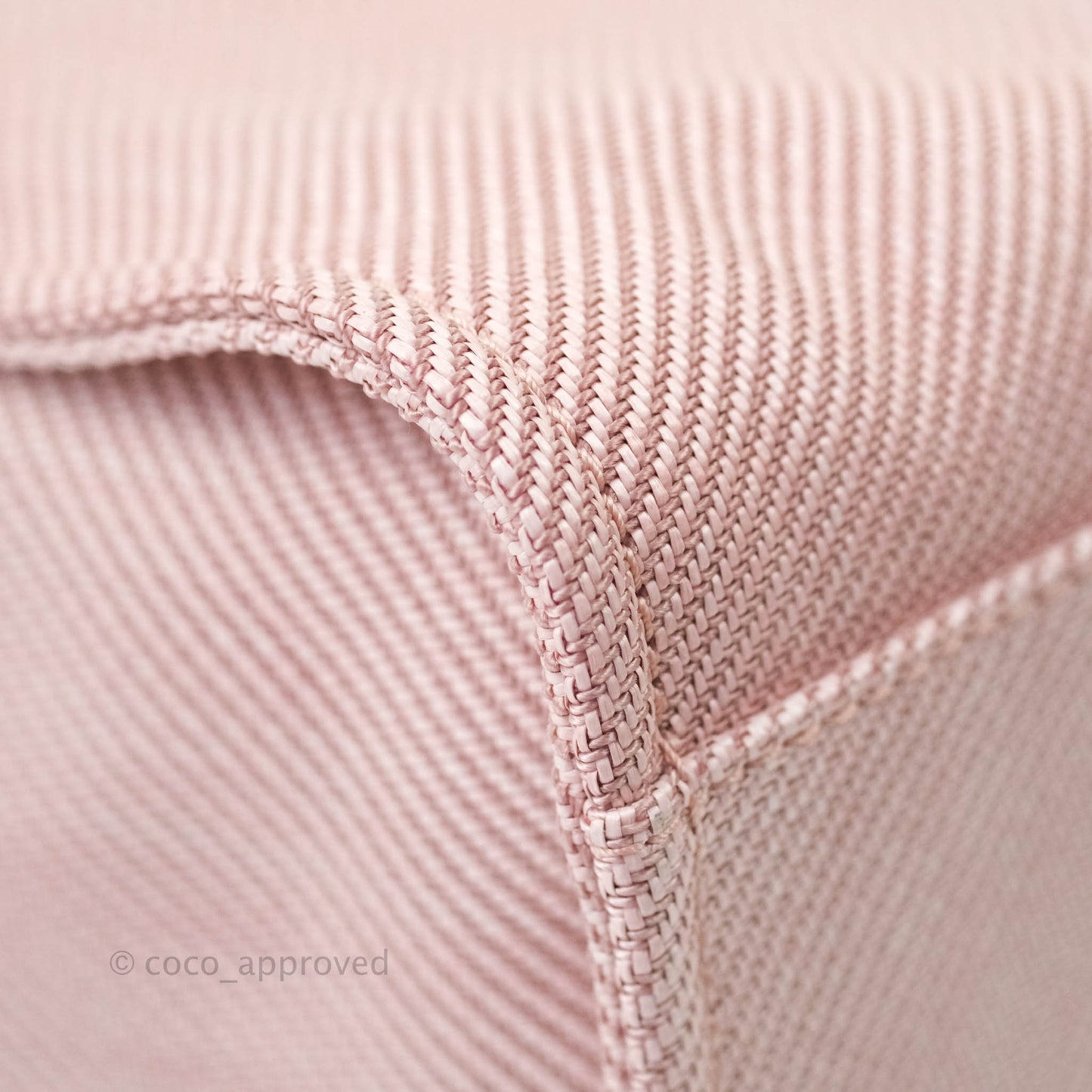 Chanel Large Deauville Pink Canvas 20A