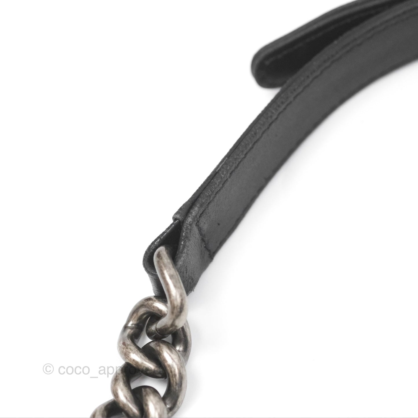 Chanel Quilted Medium Boy Black Lambskin Ruthenium Hardware