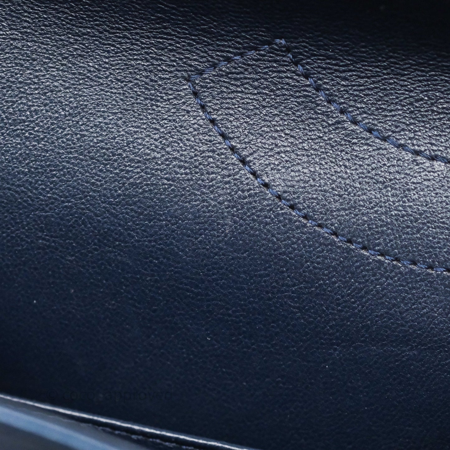 Chanel Reissue 227 Quilted Navy Lambskin Ruthenium Hardware
