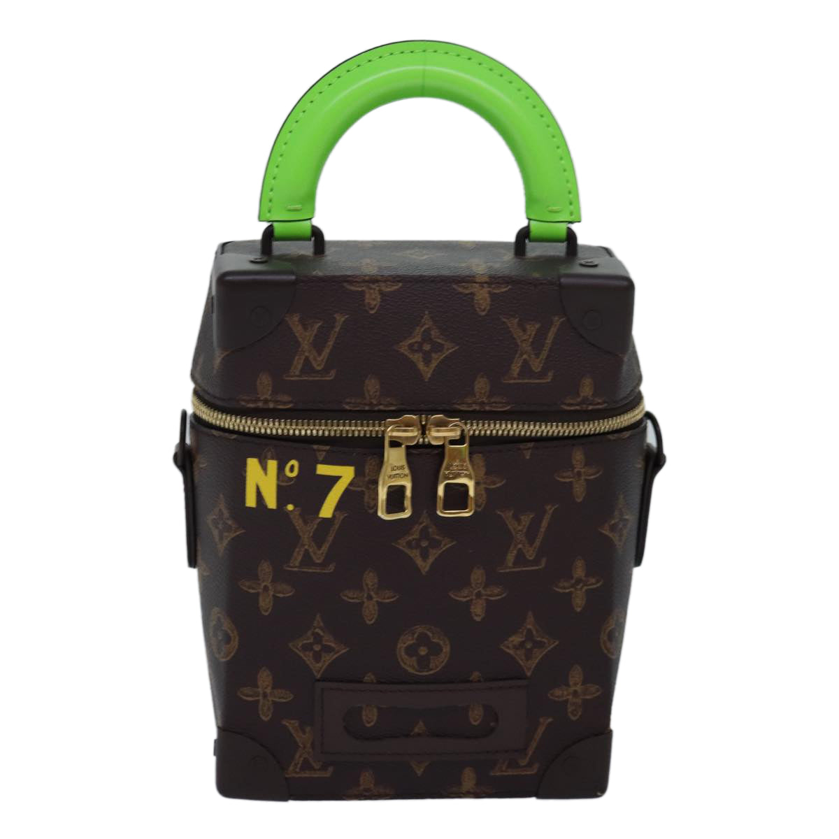 LOUIS VUITTON Monogram Vertical Box Shoulder Bag M59664 LV 82618A