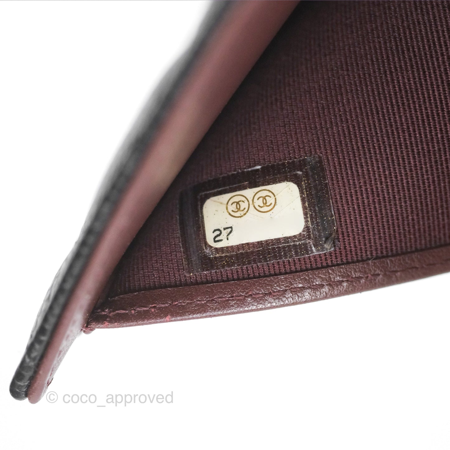 Chanel Classic Short Flap Wallet Black Caviar Silver Hardware