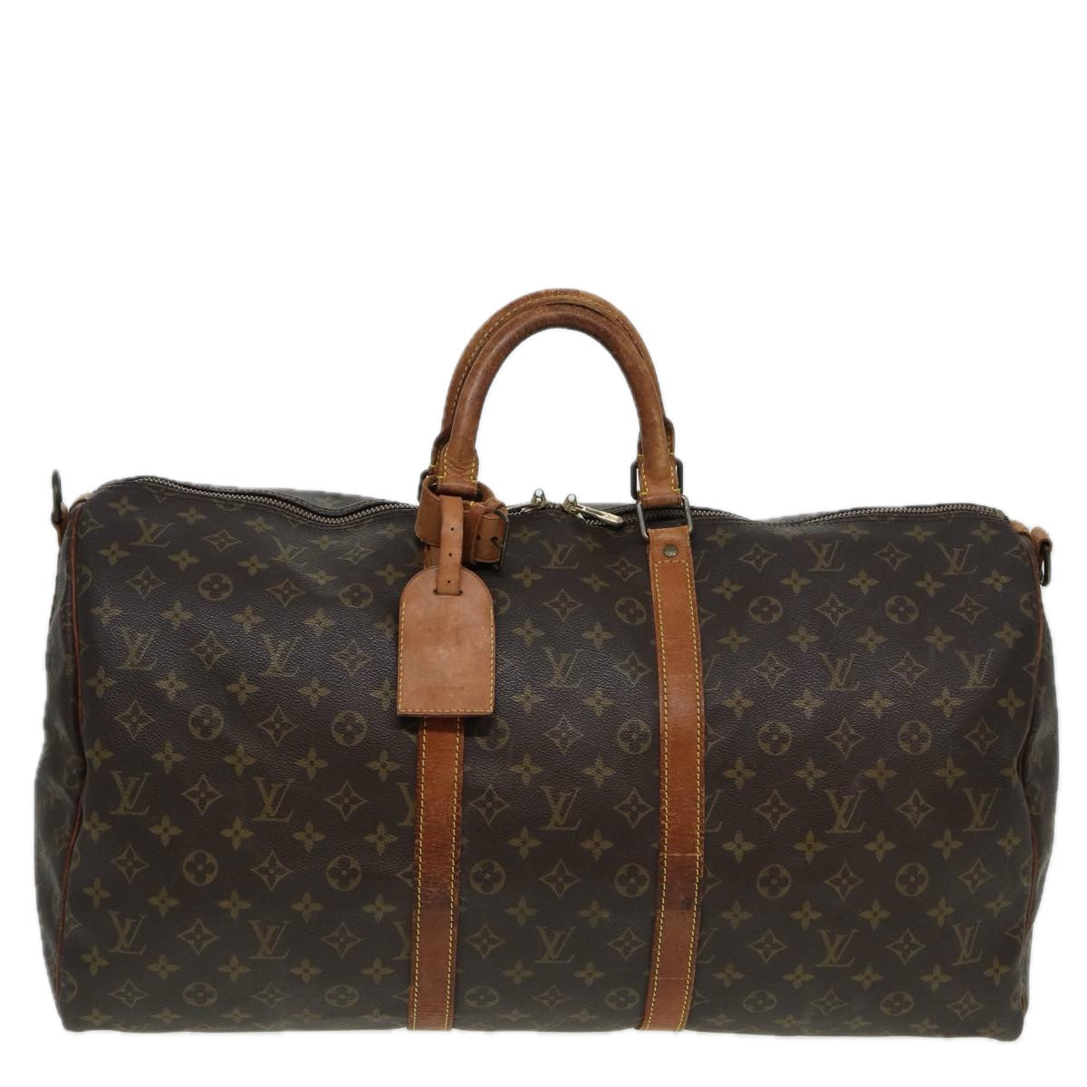 LOUIS VUITTON Monogram Keepall Bandouliere 55 Boston Bag M41414 LV 82643