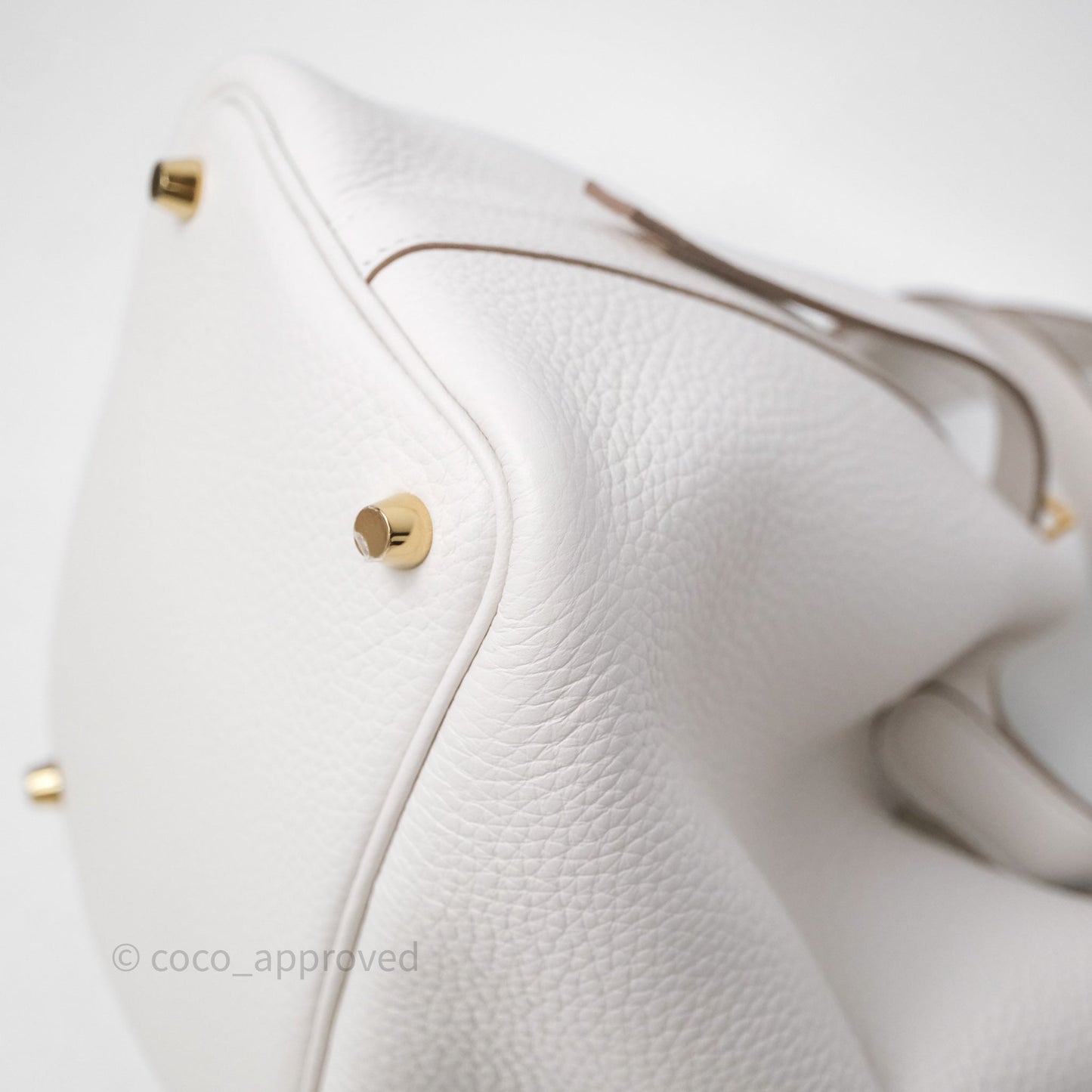 Hermes Picotin Lock 18 Gris Pale M4 Clemence Gold Hardware