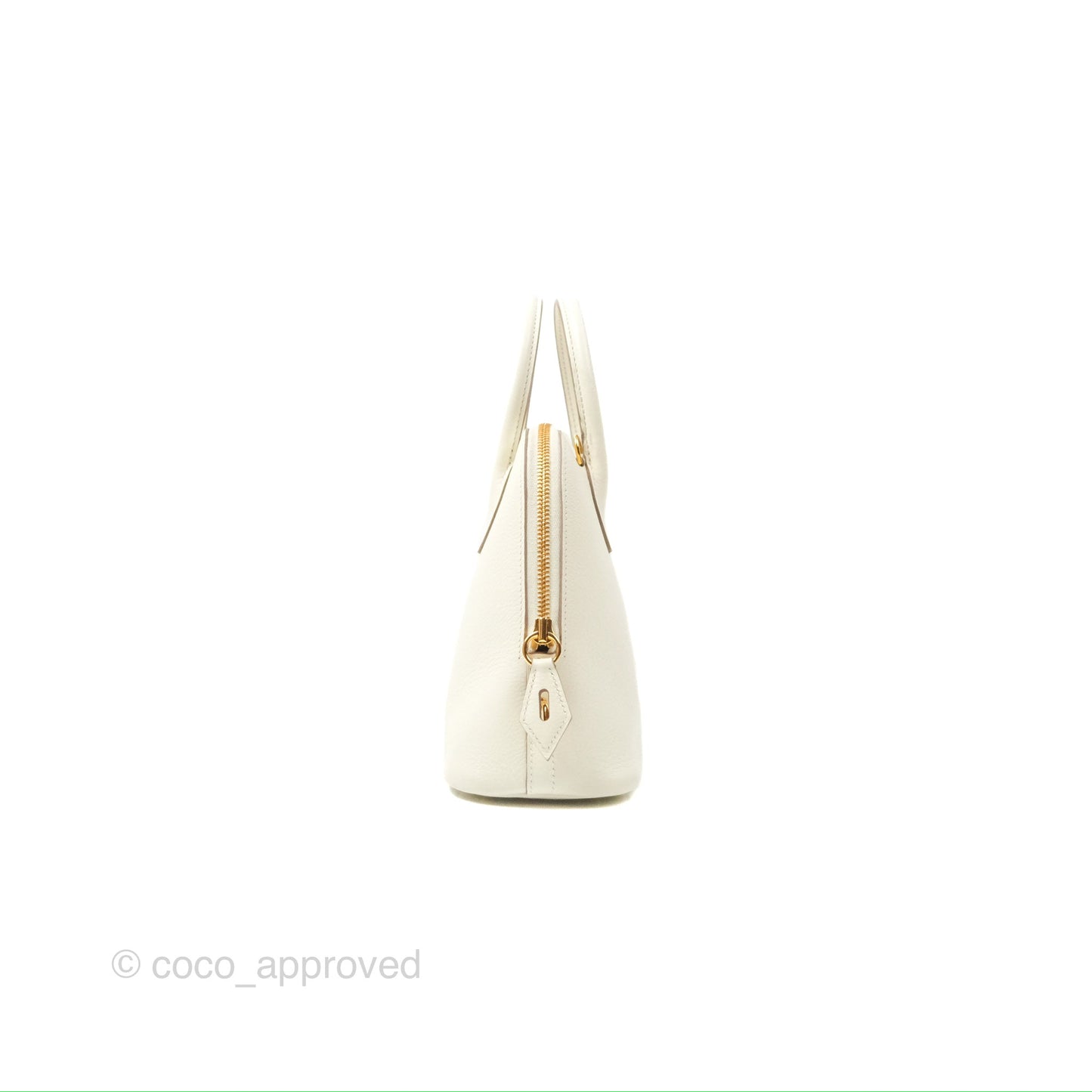 Hermès Bolide 1923 25 Mushroom 0T/Biscuit 48 Evercolor Gold Hardware