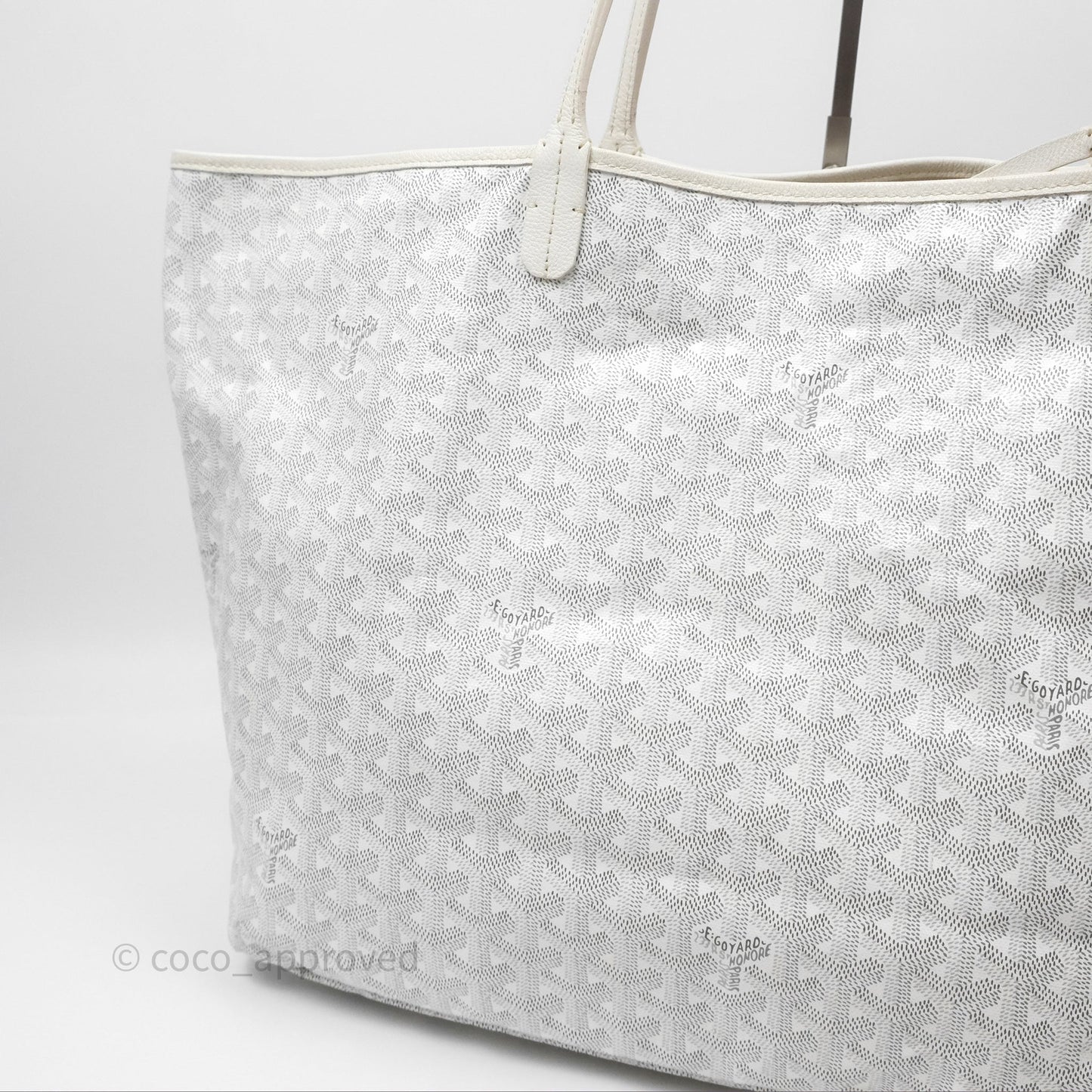 Goyard Saint Louis Tote Bag GM Blanc White