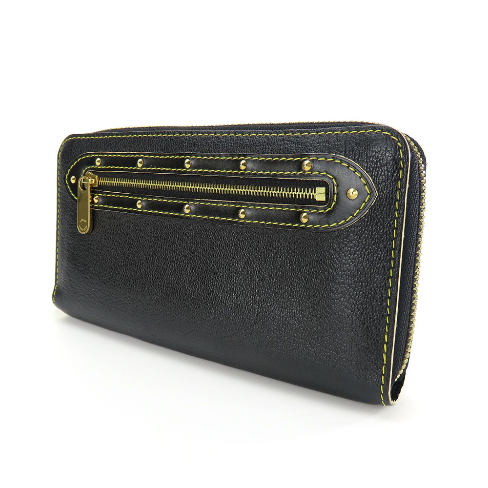 Louis Vuitton Zippy Wallet Leather Black M93029