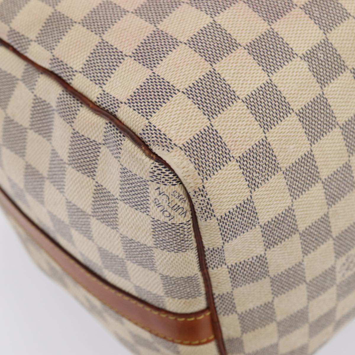 LOUIS VUITTON Damier Azur Keepall Bandouliere 45 Boston Bag N48223 LV 82740