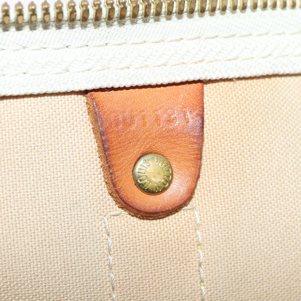 LOUIS VUITTON Damier Azur Keepall Bandouliere 45 Boston Bag N48223 LV 82740