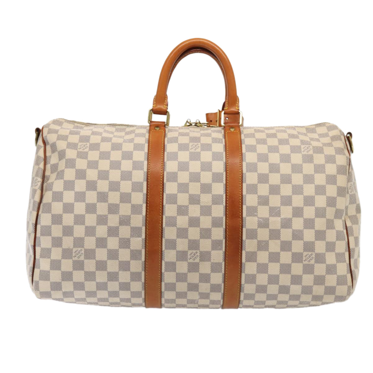 LOUIS VUITTON Damier Azur Keepall Bandouliere 45 Boston Bag N48223 LV 82740